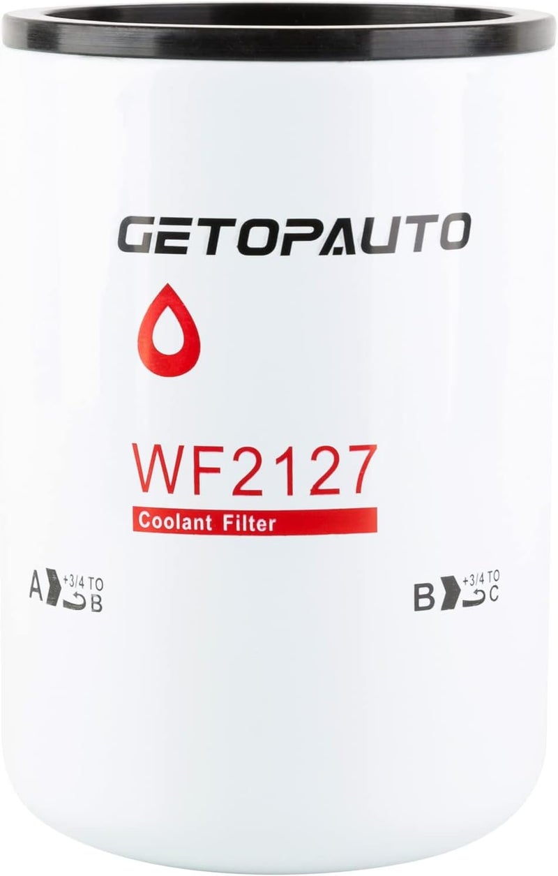 GETOPAUTO WF2127 Water Coolant Filter Compatible With Cummins ISX15 Replaces WF2127 3680434 P550867 B5087(set of 6) - Image 5